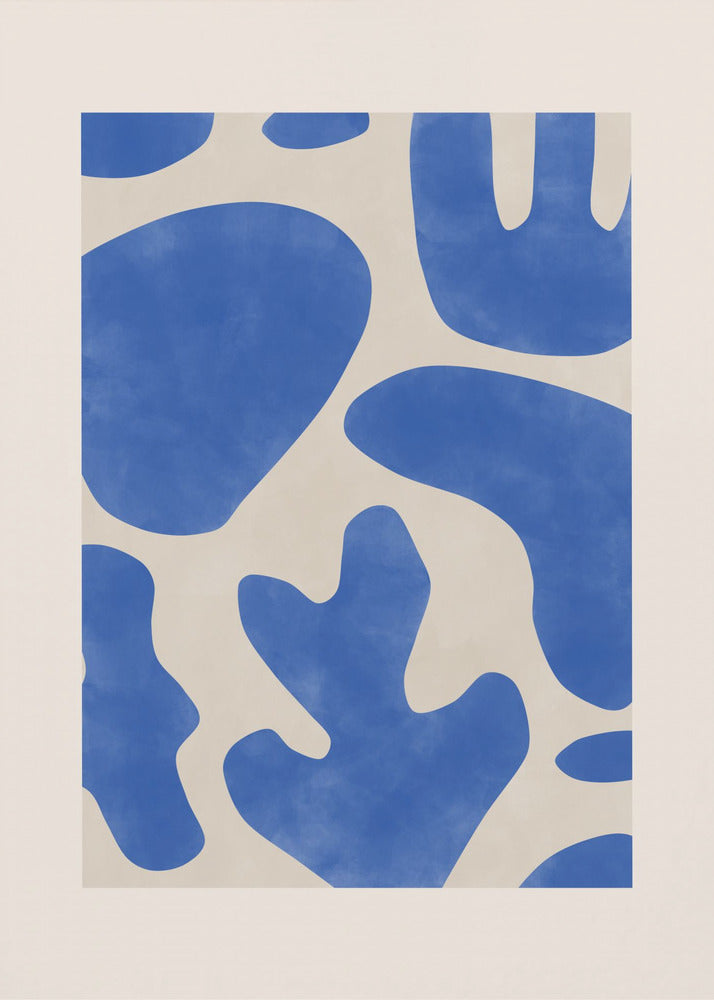 Blue Abstractions | Poster