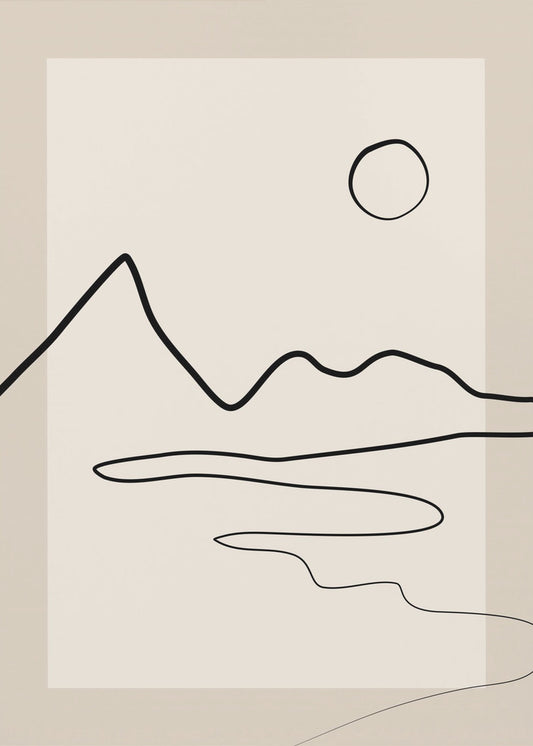 Minimalist Horizon | Poster