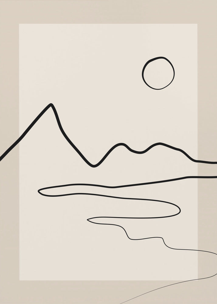 Minimalist Horizon | Canvas