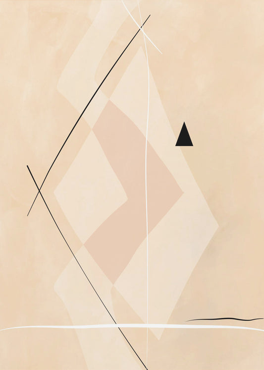 Geometric Shapes And Intersecting Lines | Canvas