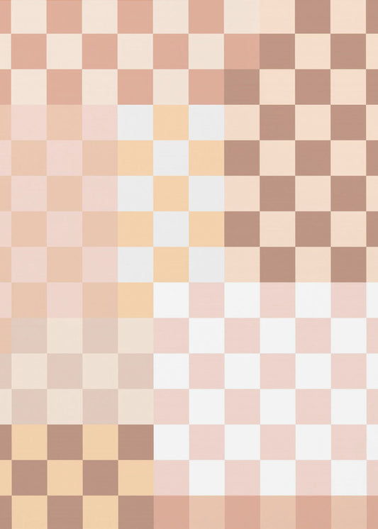Checkerboard Harmony | Poster