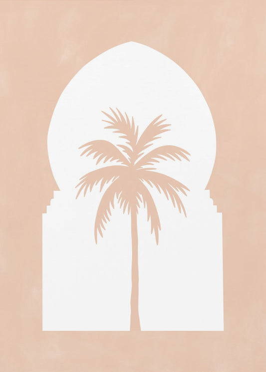 Palm Silhouette Arch | Canvas