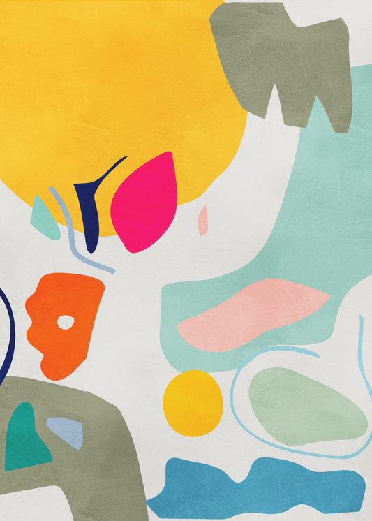 Landscape inspired cut out | Poster