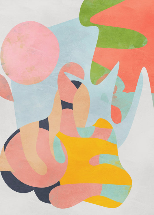 Pastel cut out | Poster