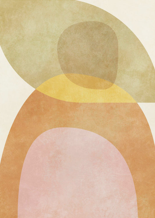 Aqua Shapes3 Kopie | Canvas