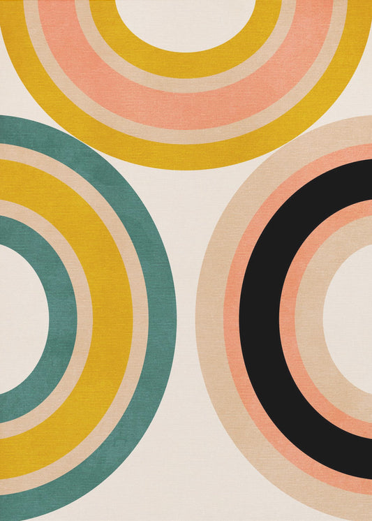 Rainbow Suns 11 Kopie | Canvas