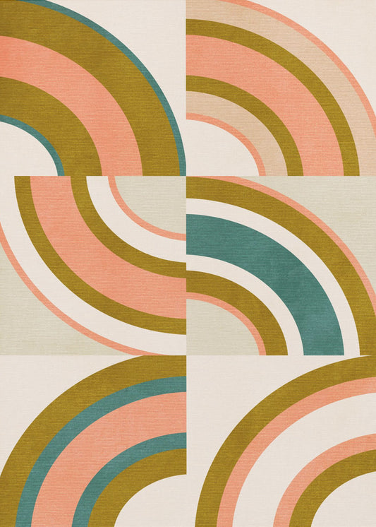 Rainbow Suns 10 | Canvas