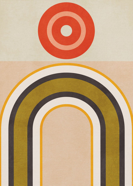 Rainbow Suns 9 | Canvas