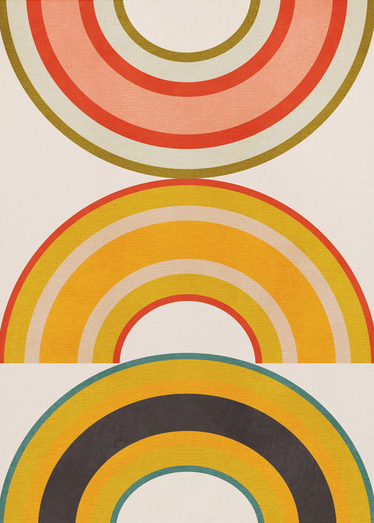 Rainbow Suns 6 | Canvas