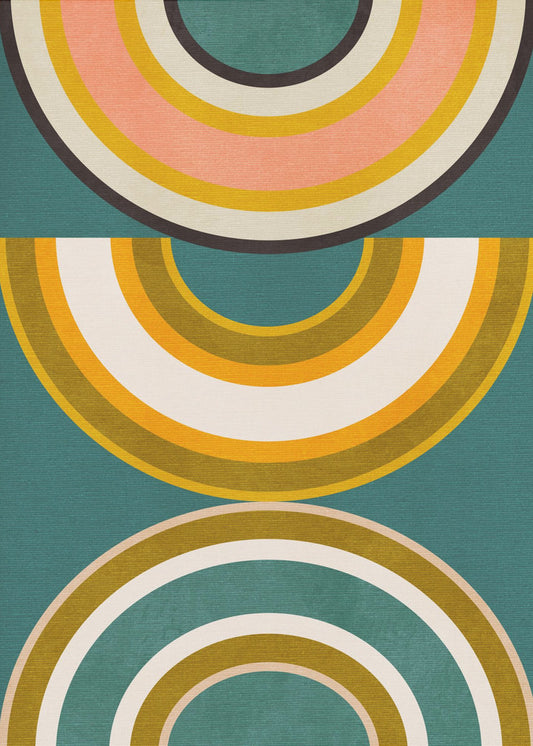 Rainbow Suns 5 Kopie | Canvas