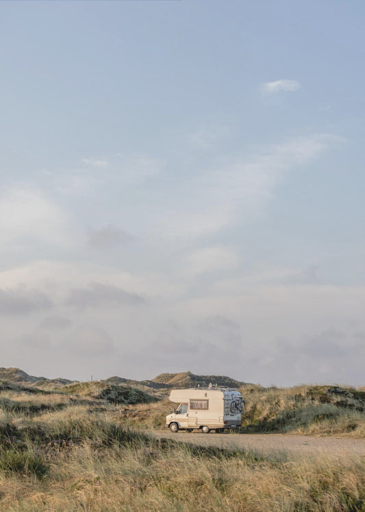 Caravan In the Dunes | Poster