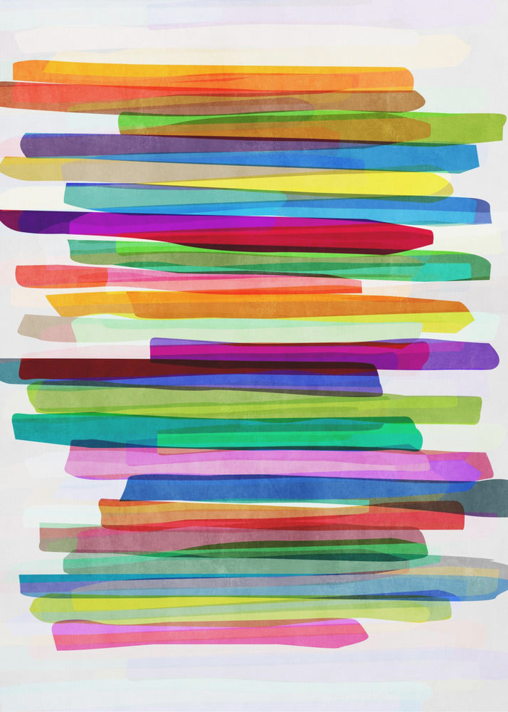 Colorful Stripes 1 | Canvas
