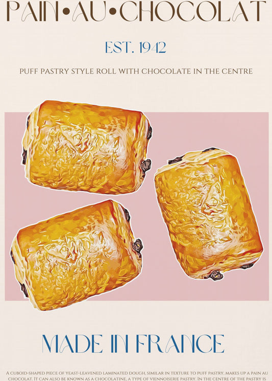 Pain Au Chocolat Delight | Poster