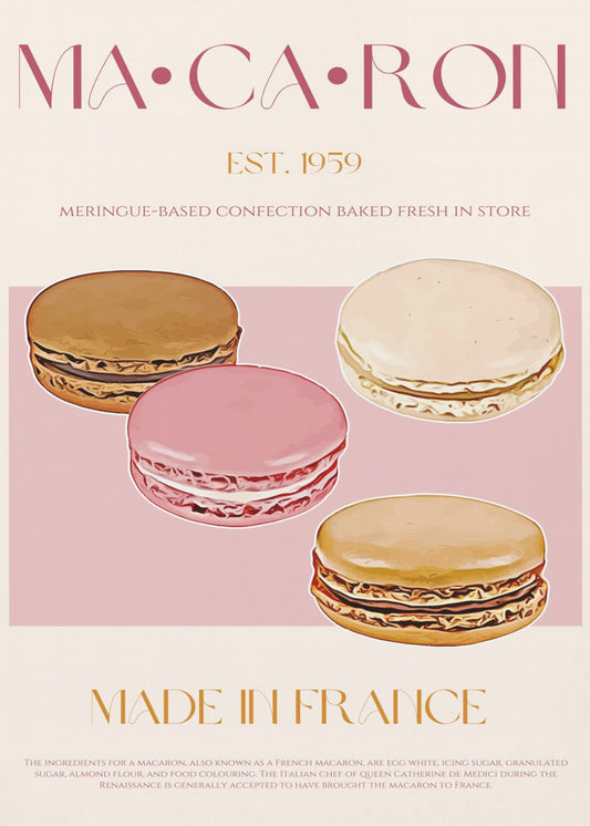 French Macaron Delight | Poster