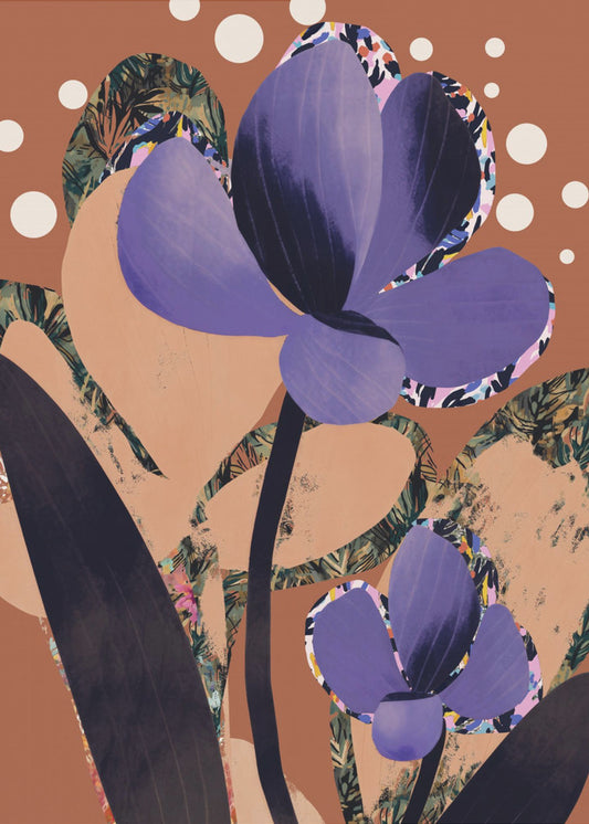 Violet Bloom Dance | Canvas