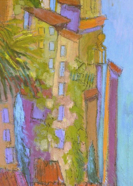 Sunlit Balconies | Canvas