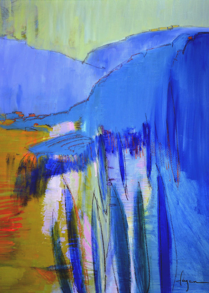 Blue Cascade Dreams | Canvas