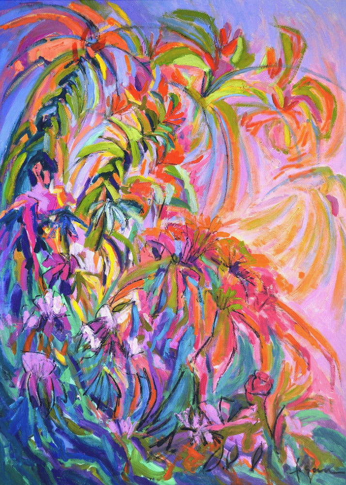 Radiant Floral Ballet | Canvas