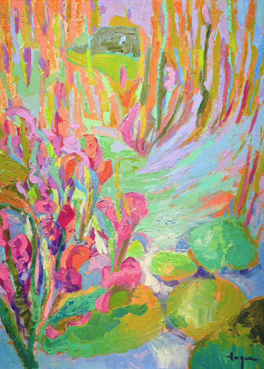 Vibrant Garden Dreams | Canvas