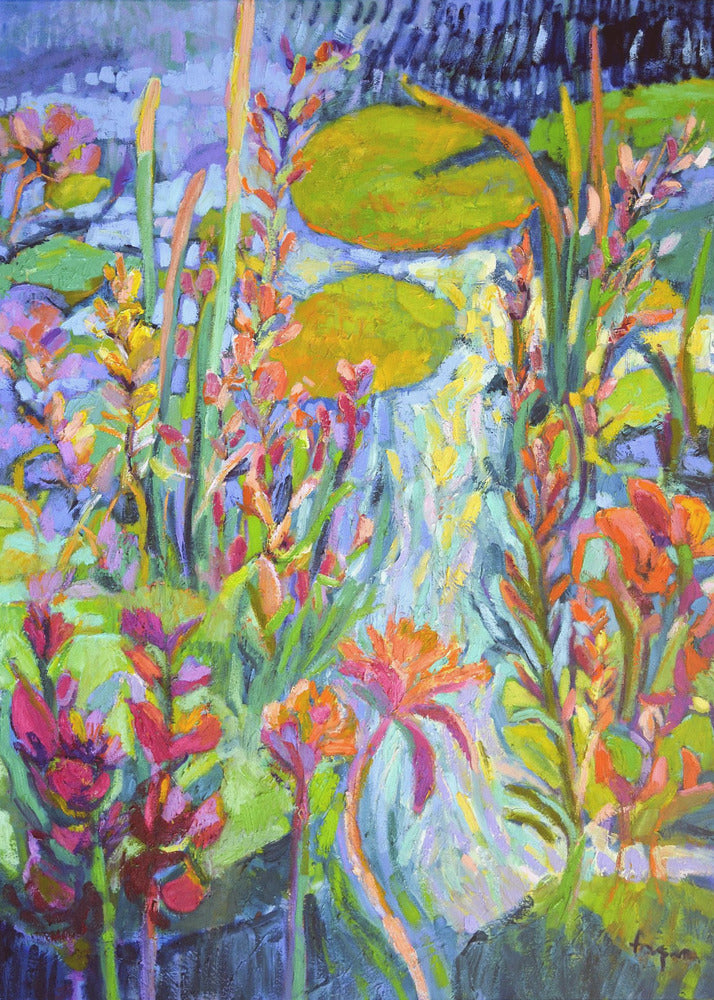 Vibrant Garden Path | Canvas