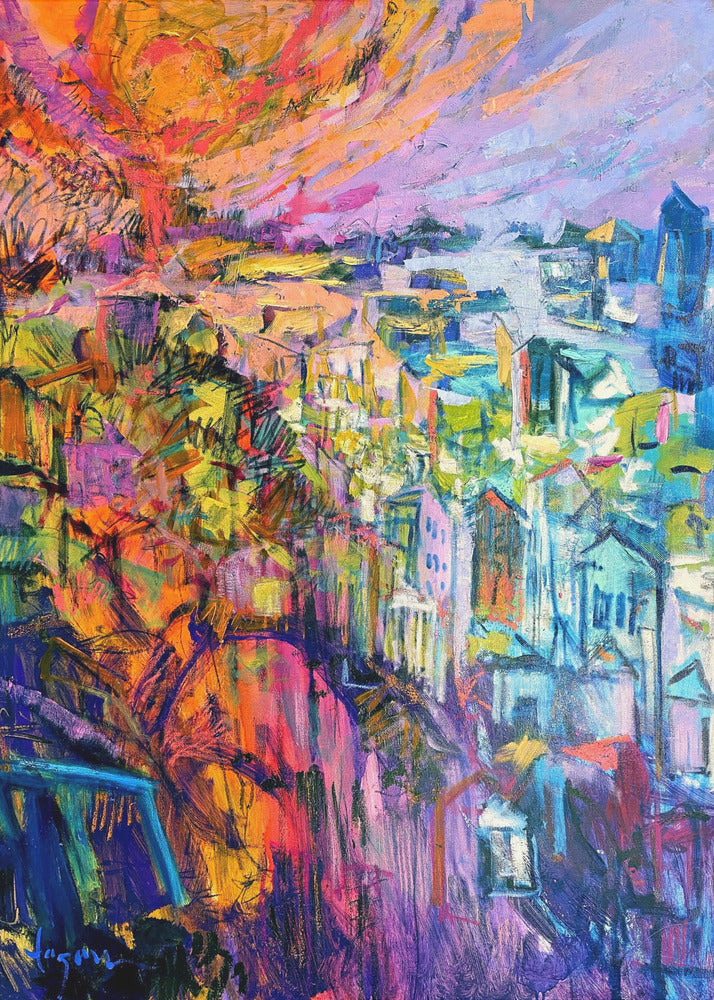 Vibrant Cityscape | Canvas