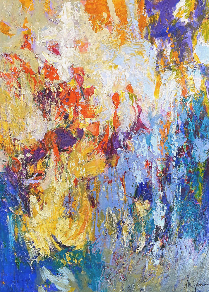 Ethereal Blossom Glow | Canvas