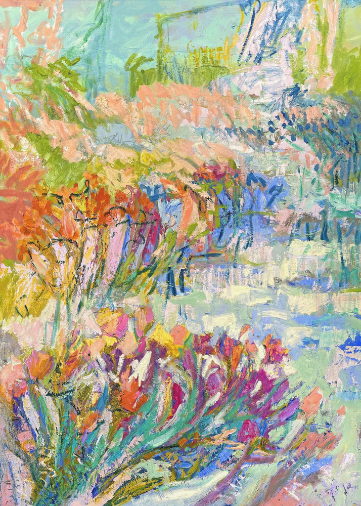 Vibrant Garden Path | Poster