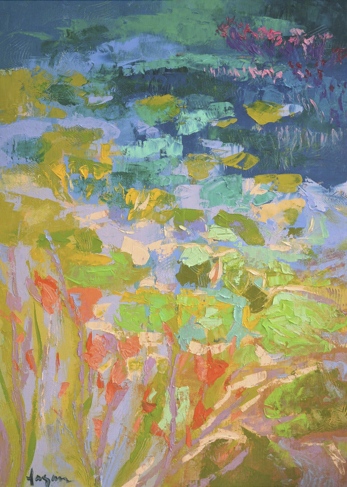 Vibrant Water Lilies | Canvas