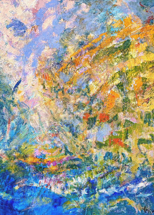 A Symphony of Green Hues | Canvas