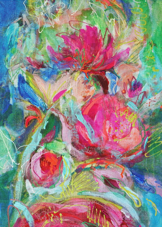 Vibrant Petal Symphony | Canvas