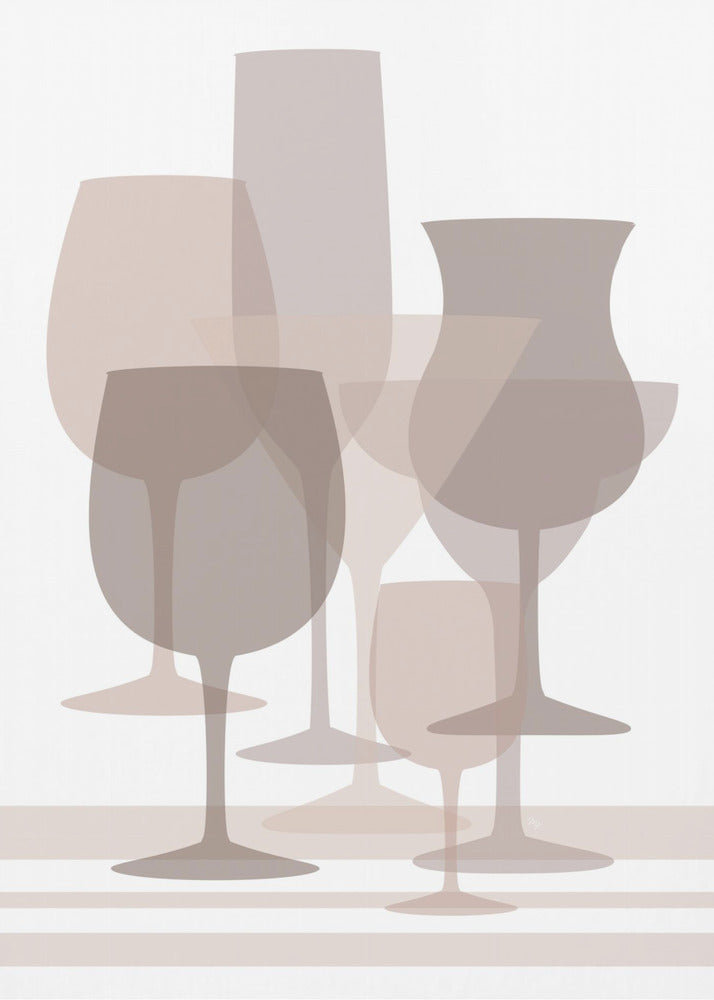 Layered Glass Harmony | Canvas