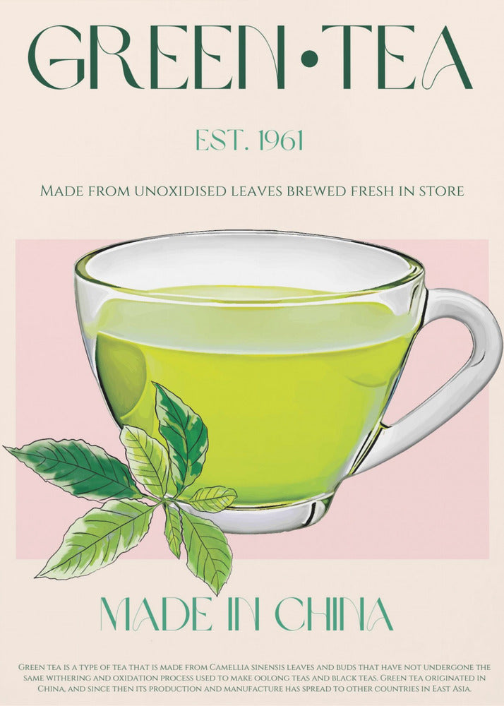 Fresh Green Tea | Poster