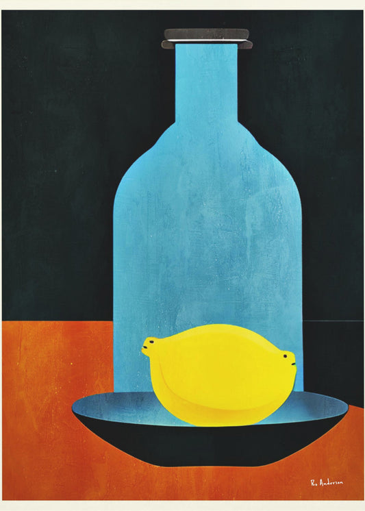 Bottle With (lonesome) Lemon : Skinny Bitch | Poster