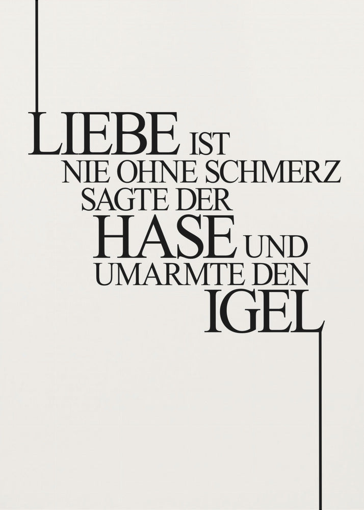 Hase Und Igel | Poster