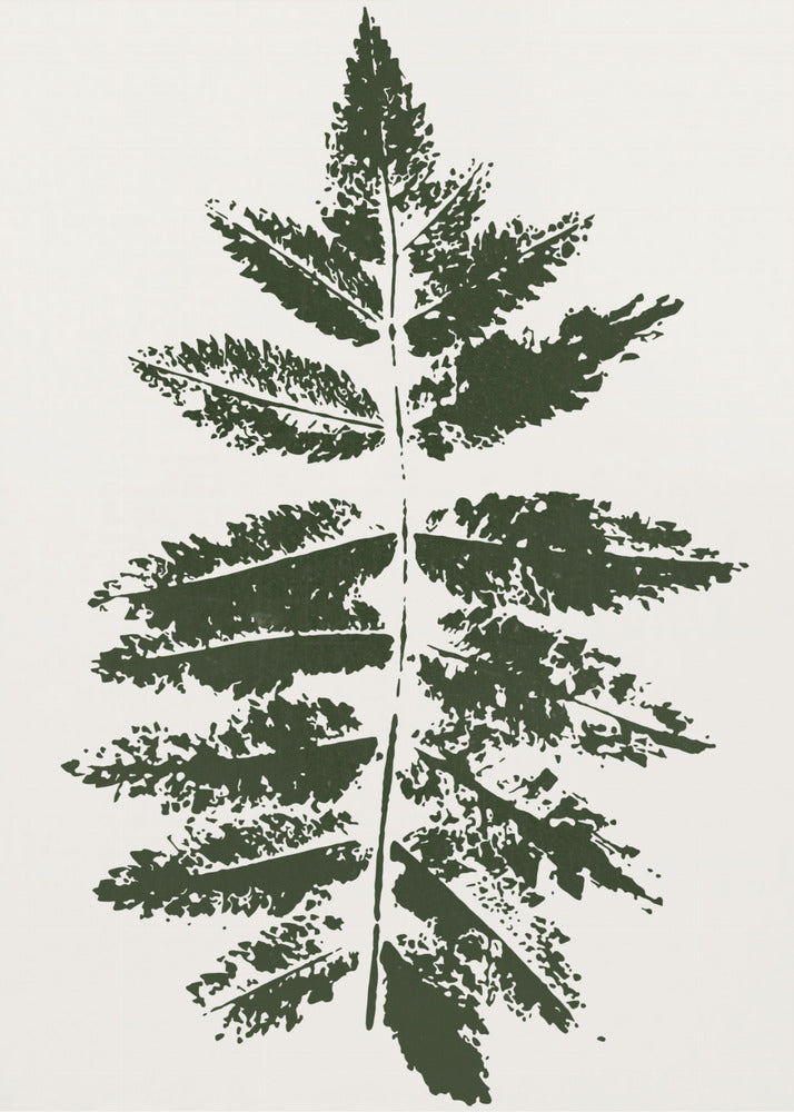Oak Leaf Print (green) | Poster