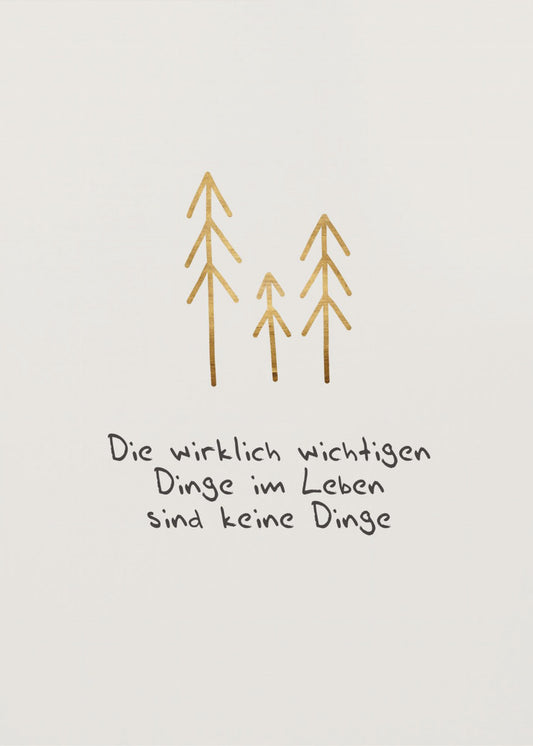 Die Wichtigen Dinge Im Leben | Poster