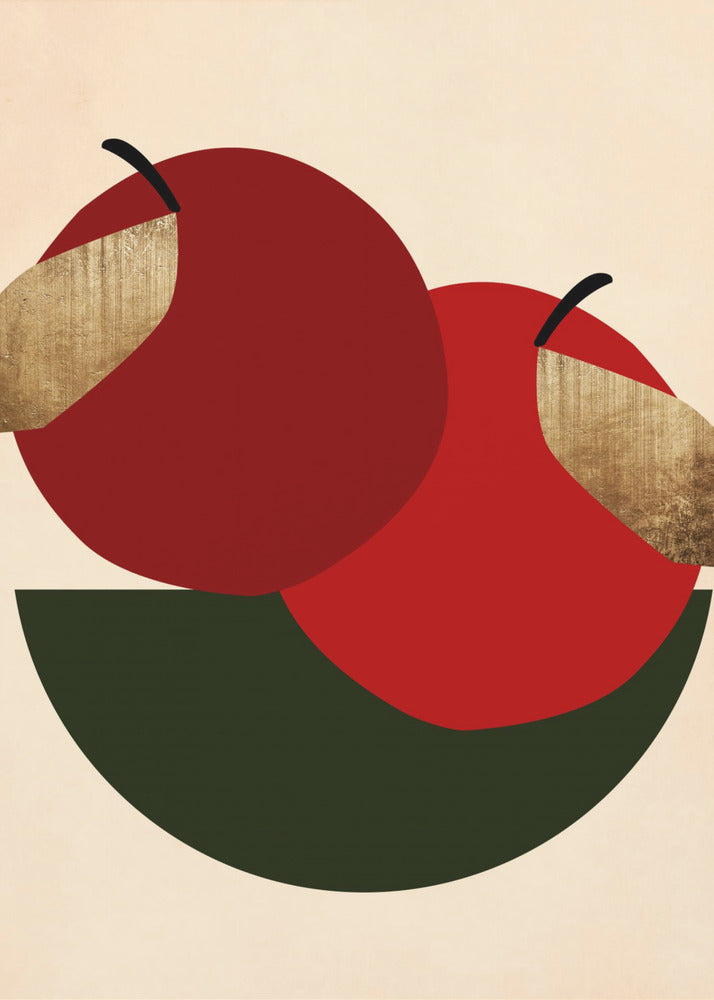 Two Red Apples | Poster