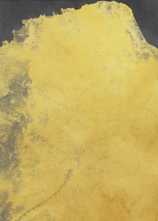 Minimal Landscape Black and Yellow 01 | Canvas