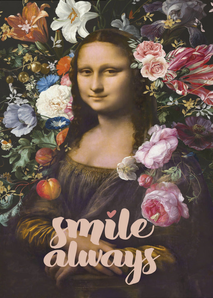 Smile Always, Mona Lisa | Canvas