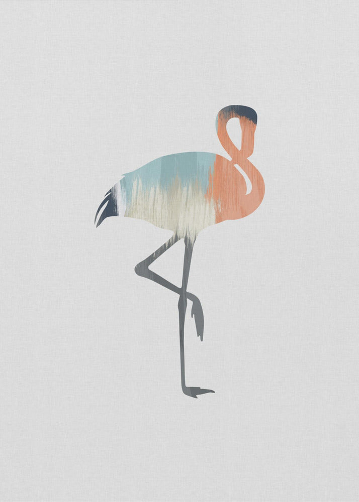 Pastel Flamingo | Canvas