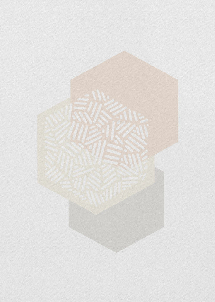 Geometric Mute Colours I | Canvas