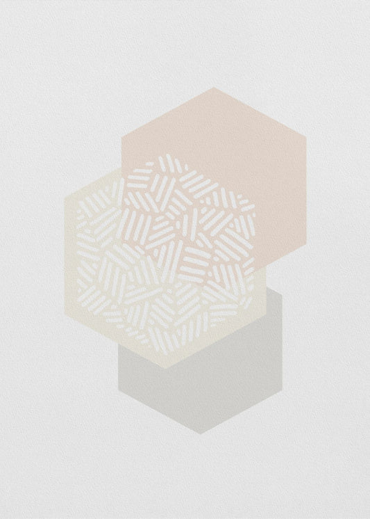 Geometric Mute Colours I | Canvas