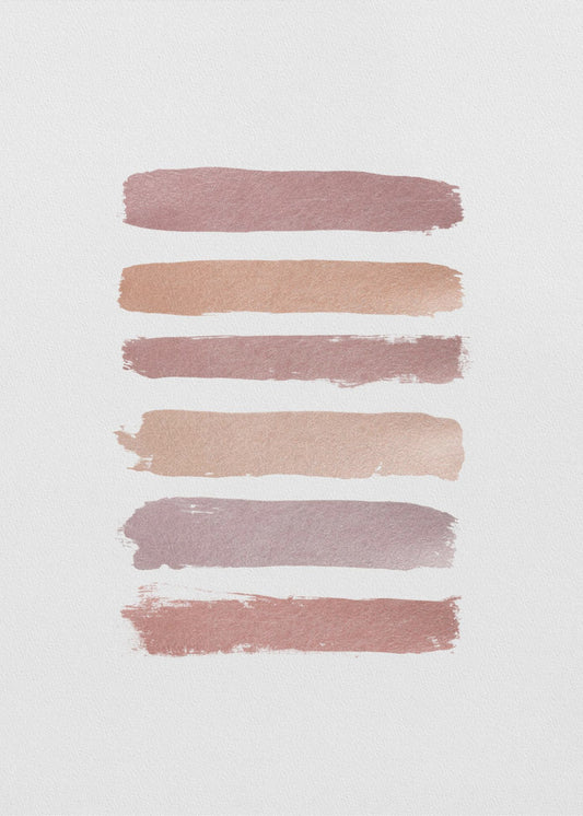 Dusty Rose Stripes | Canvas