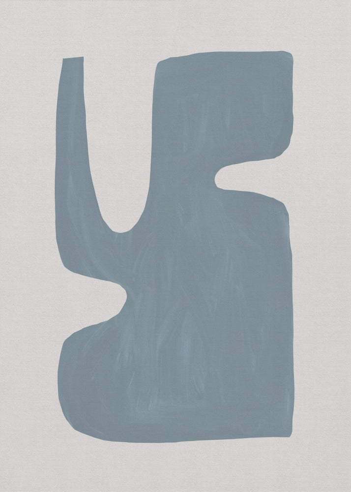 Mid Century Blue I | Canvas