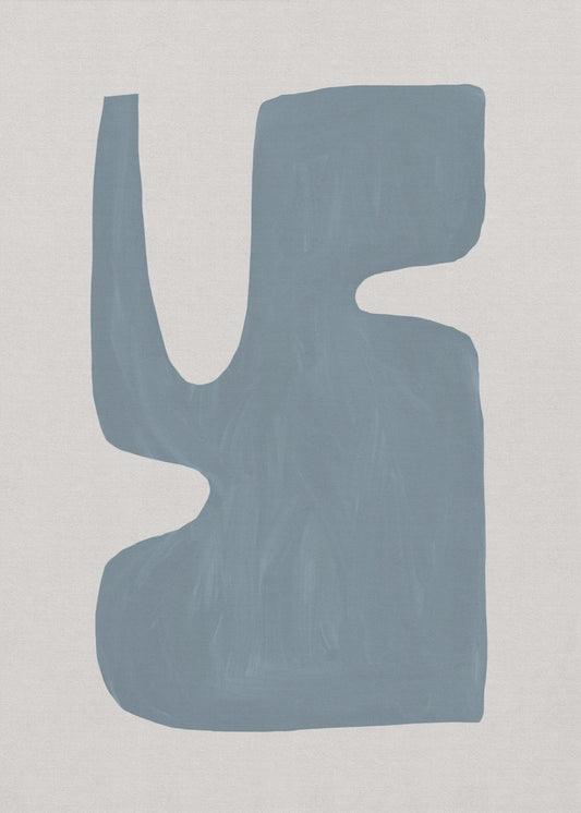 Mid Century Blue I | Canvas