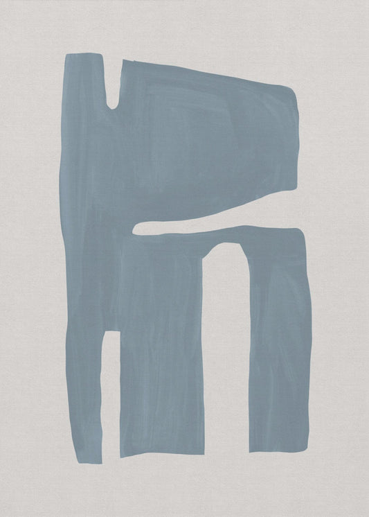 Mid Century Blue II | Canvas