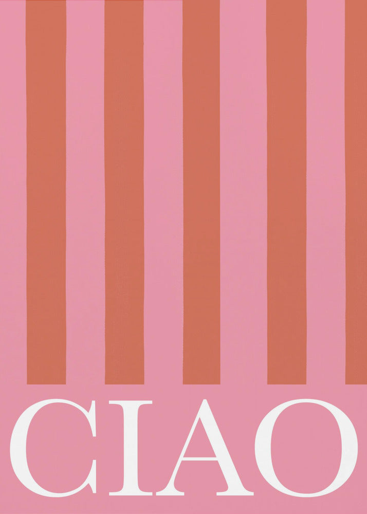 Ciao Stripes | Poster
