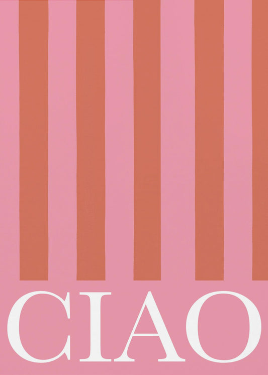 Ciao Stripes | Poster