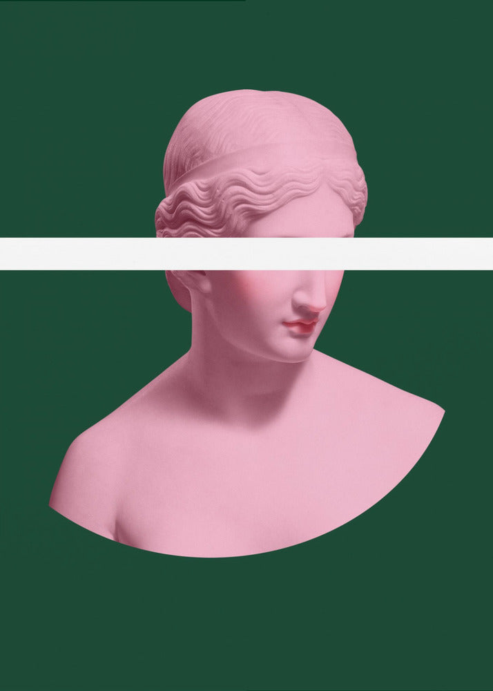 Pink and Green Artemis | Poster