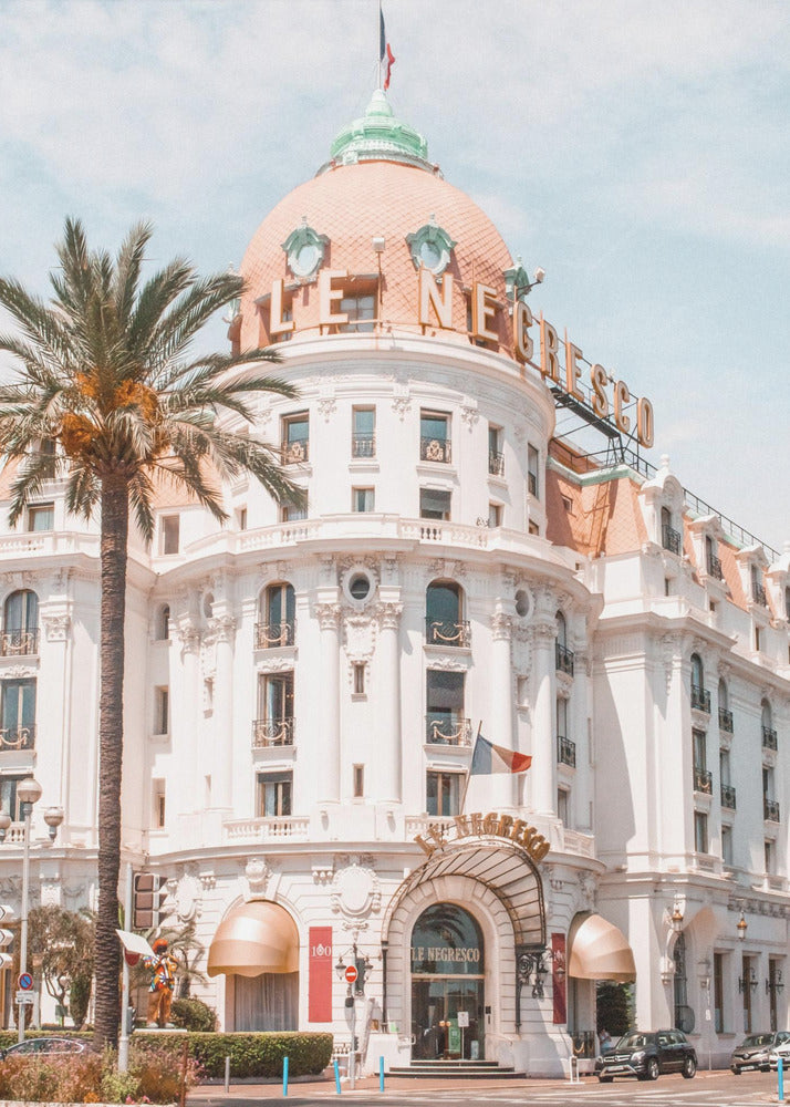 French Riviera Building | Canvas